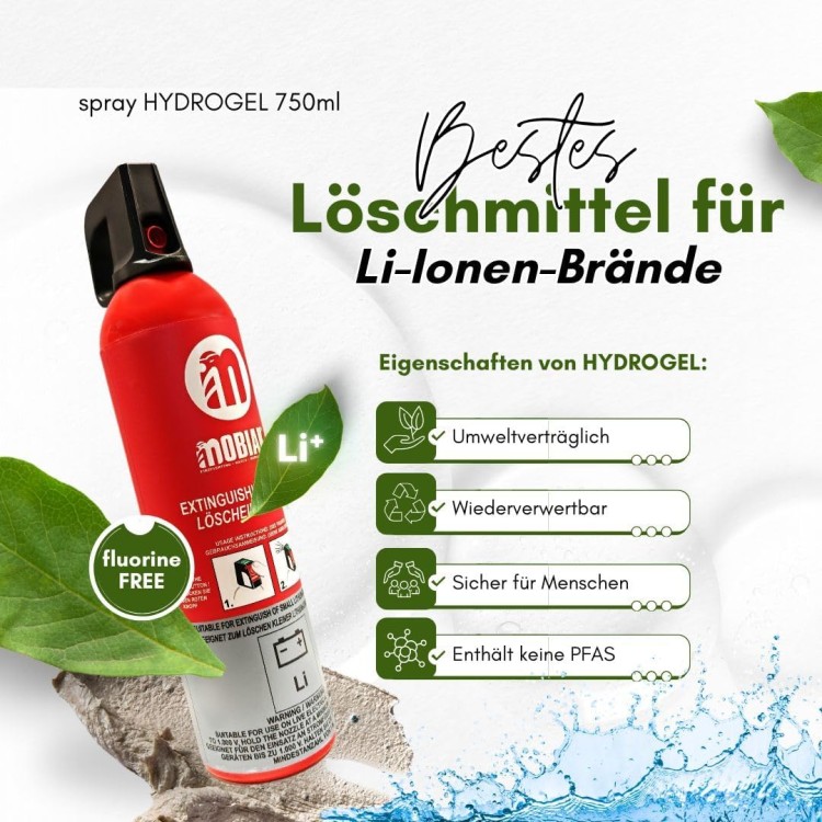 MOBIAK 750ml Feuerlöschspray Produktanwendung