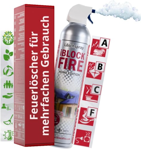 Feuerlöschspray 600ml iBlockFIRE Home Edition