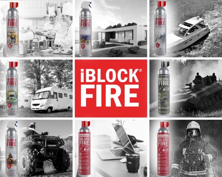 Feuerlöschspray – Anwendung