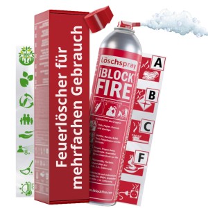 Feuerlöschspray 600ml iBlockFIRE Büroversion  ABCF BIO  
