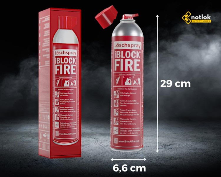 Feuerlöschspray 600ml iBlockFIRE 600PRO