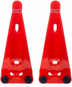 MOBIAK DELTA Wandhalterung für Feuerlöscher GP4, GP6, GP9, GP12, GW6, GW9 - rot 2 Stück